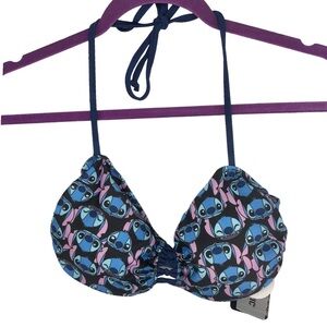 🆕 Hot Topic Disney Exclusive Stitch Bikini Top